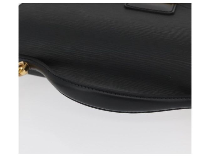 LOUIS VUITTON Bolsa de Mão Epi Monceau 28 Preta M52122 LV Auth ep14190A Preto - vista 8