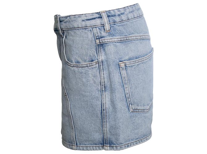Falda mini de denim azul Isabel Marant - vista 3