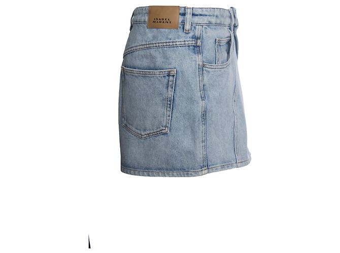 Falda mini de denim azul Isabel Marant - vista 4