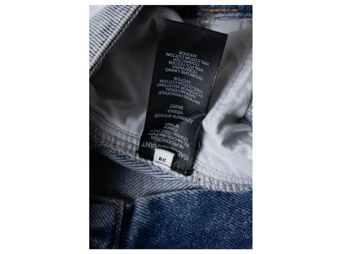 Falda mini de denim azul Isabel Marant - vista 6
