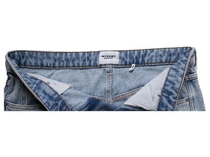 Falda mini de denim azul Isabel Marant - vista 7