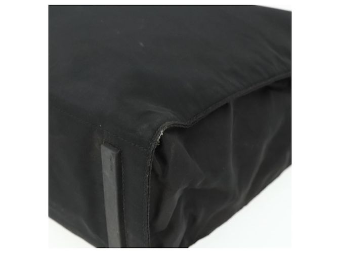 Prada Tote Bag aus schwarzem Nylon mit silberner Authentizität bs34646 - Ansicht 10