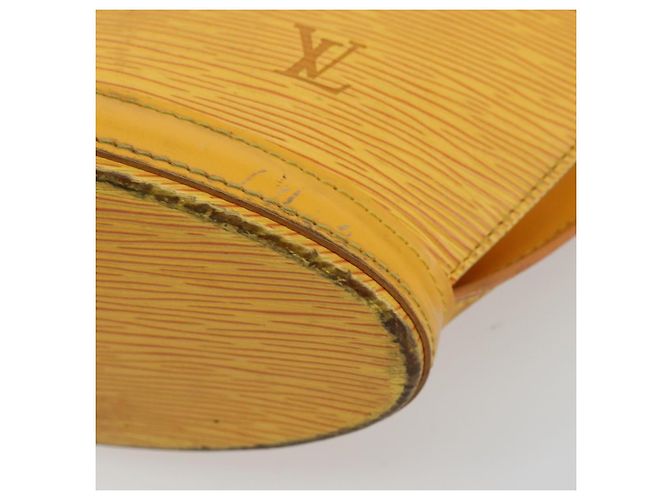 LOUIS VUITTON Borsa a Mano Epi Saint Jacques Gialla M52279 LV Auth BA12274 Giallo - vista 10