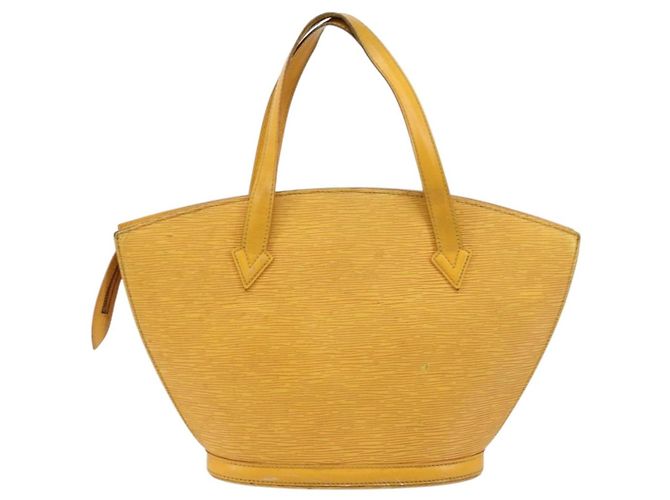 LOUIS VUITTON Borsa a Mano Epi Saint Jacques Gialla M52279 LV Auth BA12274 Giallo - vista 3