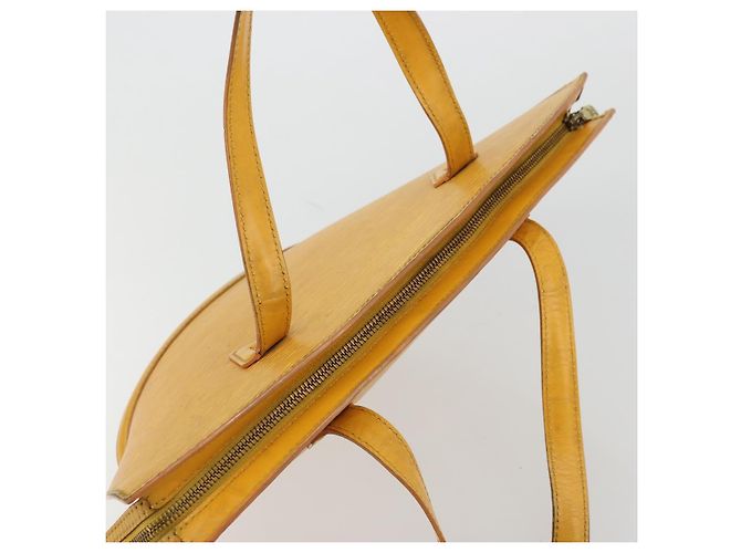 LOUIS VUITTON Borsa a Mano Epi Saint Jacques Gialla M52279 LV Auth BA12274 Giallo - vista 6