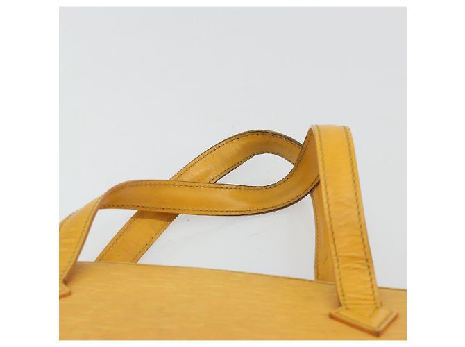 LOUIS VUITTON Borsa a Mano Epi Saint Jacques Gialla M52279 LV Auth BA12274 Giallo - vista 8