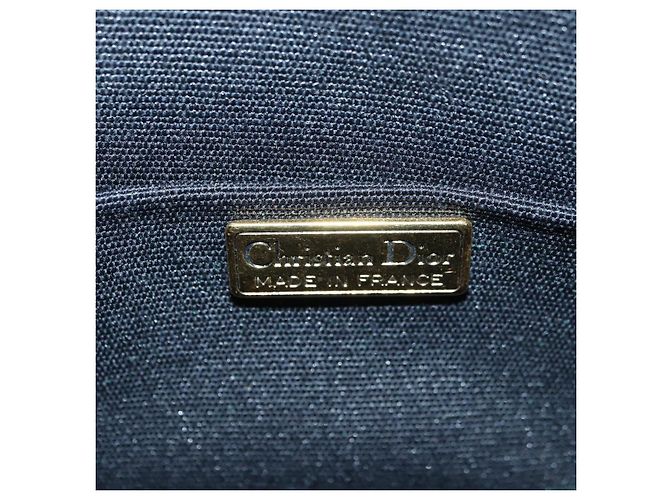Borsa a Spalla con Catena Christian Dior in Camoscio Verde Oro Auth BA12278V D'oro - vista 16