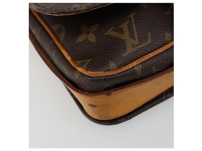 LOUIS VUITTON Borsa a Spalla Monogram Cartouchiere PM M51254 LV Auth ka4092 Monogramma - vista 11