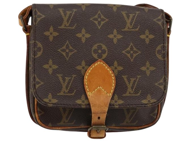 LOUIS VUITTON Borsa a Spalla Monogram Cartouchiere PM M51254 LV Auth ka4092 Monogramma - vista 2