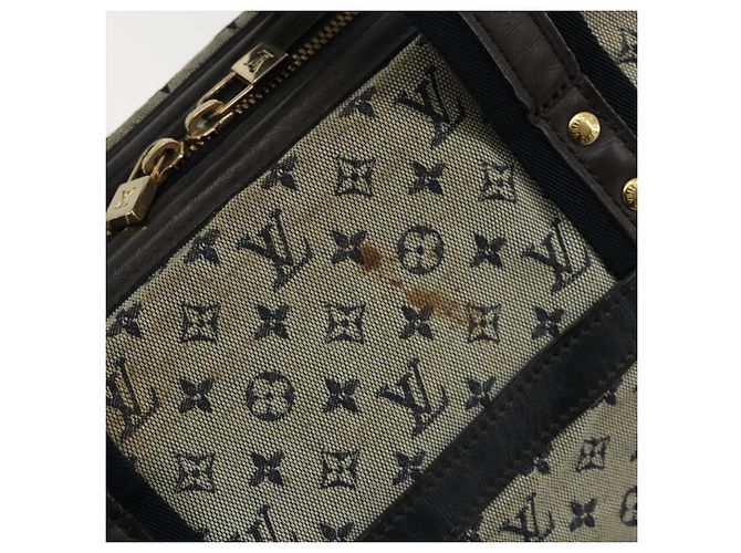 LOUIS VUITTON Monogram Mini Josephine GM Borsa a Mano Blu M92211 LV Auth 176856 - vista 15