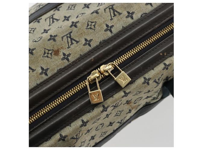 LOUIS VUITTON Monogram Mini Josephine GM Borsa a Mano Blu M92211 LV Auth 176856 - vista 16