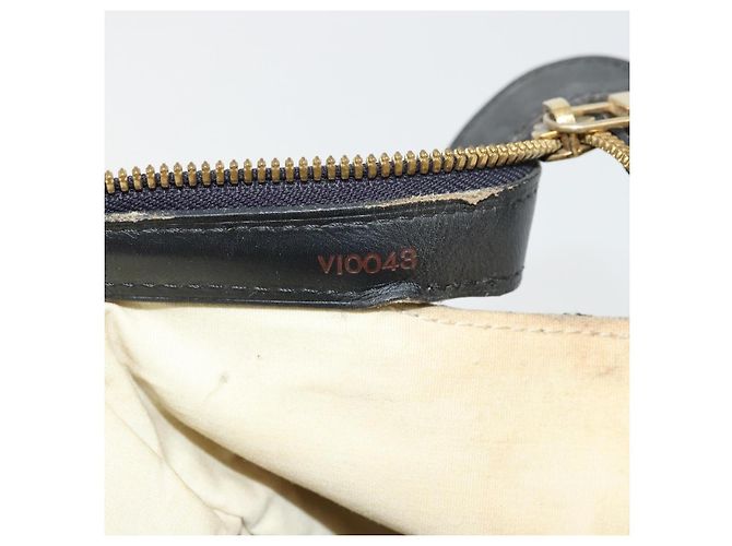 LOUIS VUITTON Monogram Mini Josephine GM Borsa a Mano Blu M92211 LV Auth 176856 - vista 23