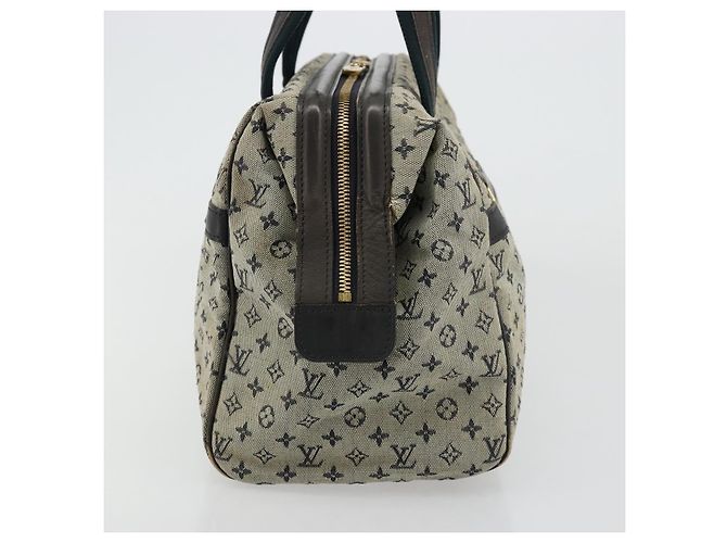 LOUIS VUITTON Monogram Mini Josephine GM Borsa a Mano Blu M92211 LV Auth 176856 - vista 4