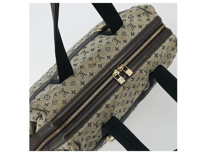 LOUIS VUITTON Monogram Mini Josephine GM Borsa a Mano Blu M92211 LV Auth 176856 - vista 6