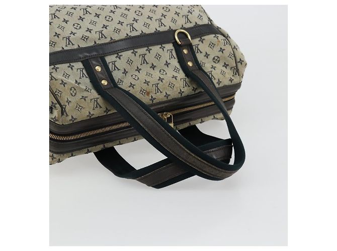 LOUIS VUITTON Monogram Mini Josephine GM Borsa a Mano Blu M92211 LV Auth 176856 - vista 7