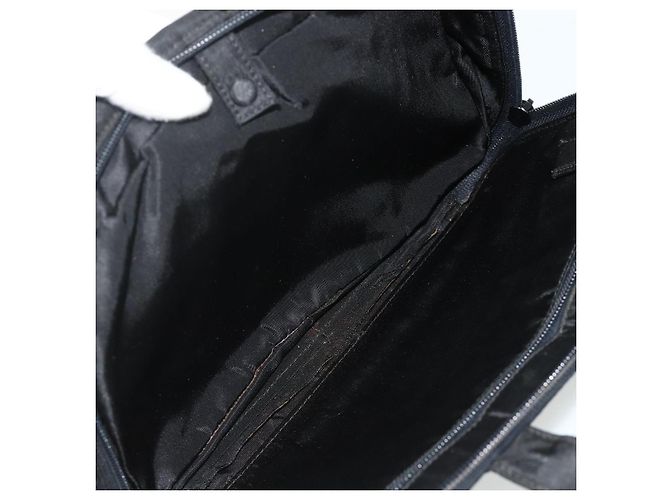 PRADA Borsa a mano in nylon nero argento Auth bs34638 - vista 22