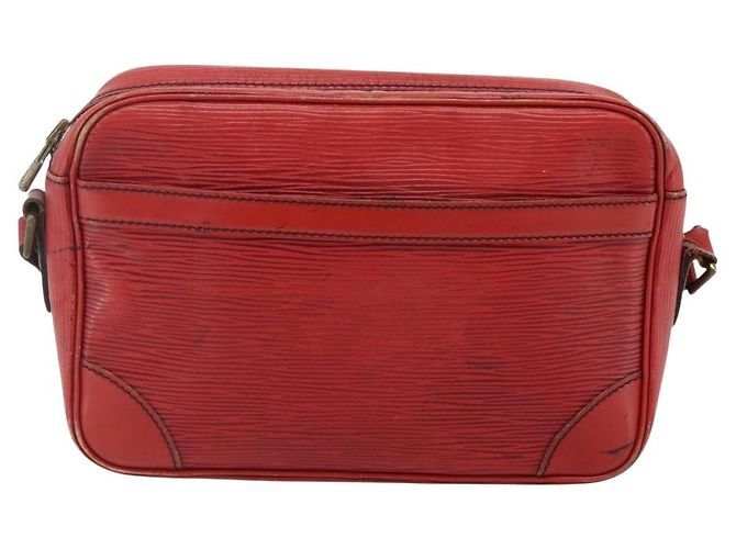 LOUIS VUITTON Borsa a Spalla Epi Trocadero 23 Rossa M52307 LV Auth 177428 Rosso - vista 2