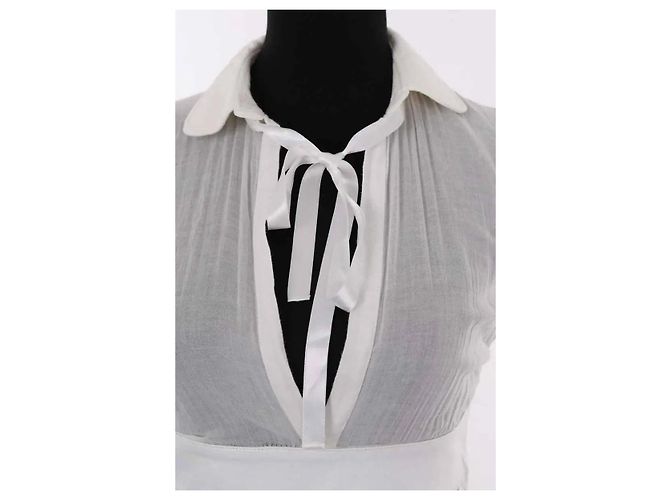 Dolce & Gabbana White Viscose Dress - vista 2