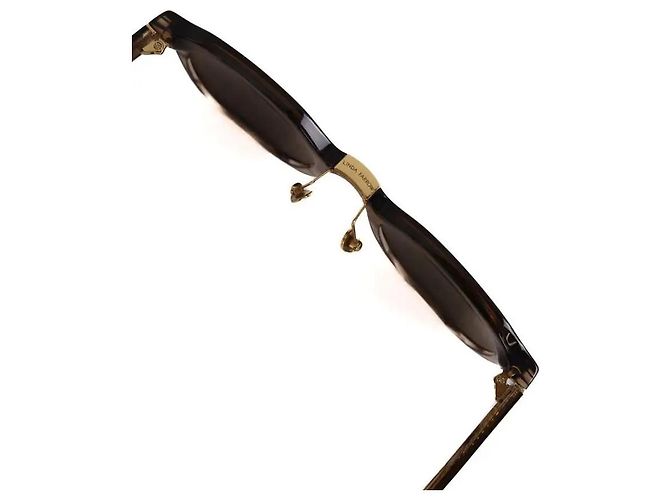 Linda Farrow Retro-Brille braun - Ansicht 3