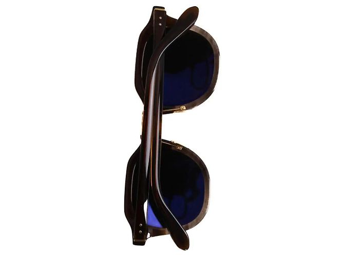 Linda Farrow Retro-Brille braun - Ansicht 5