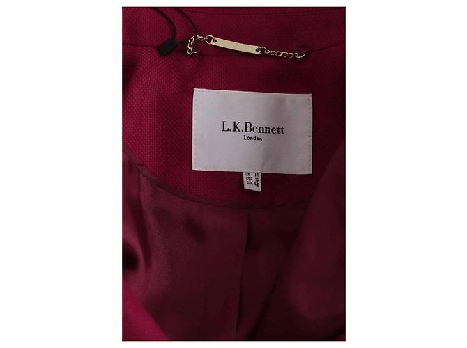 Blazer de lana rosa Lk Bennett - vista 5