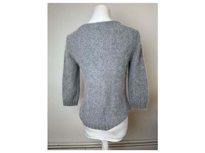 Everyday Pullover in lana di angora vintage Balenciaga La Mode grigio M - vista 13