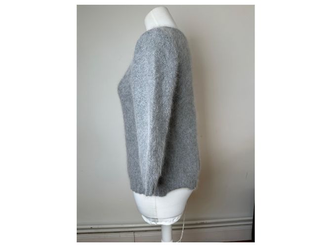 Everyday Pullover in lana di angora vintage Balenciaga La Mode grigio M - vista 3