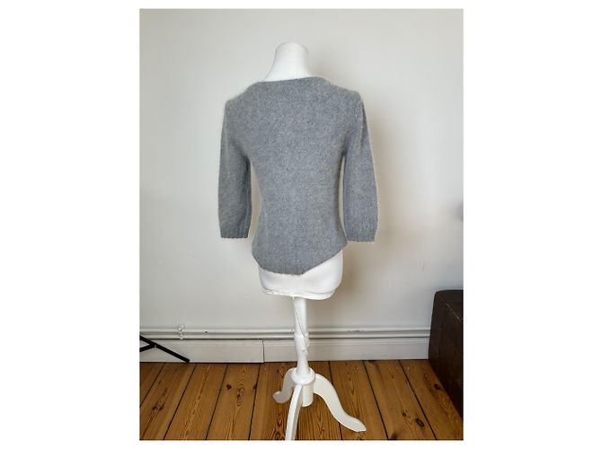 Everyday Pullover in lana di angora vintage Balenciaga La Mode grigio M - vista 4