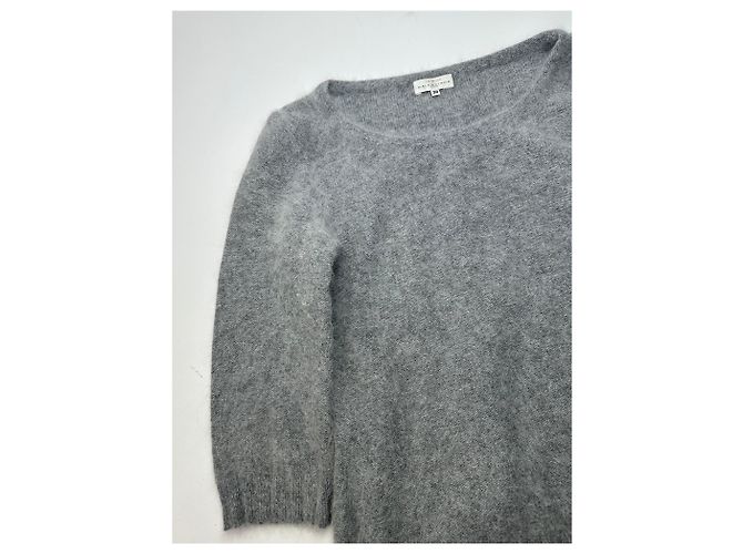 Everyday Pullover in lana di angora vintage Balenciaga La Mode grigio M - vista 6