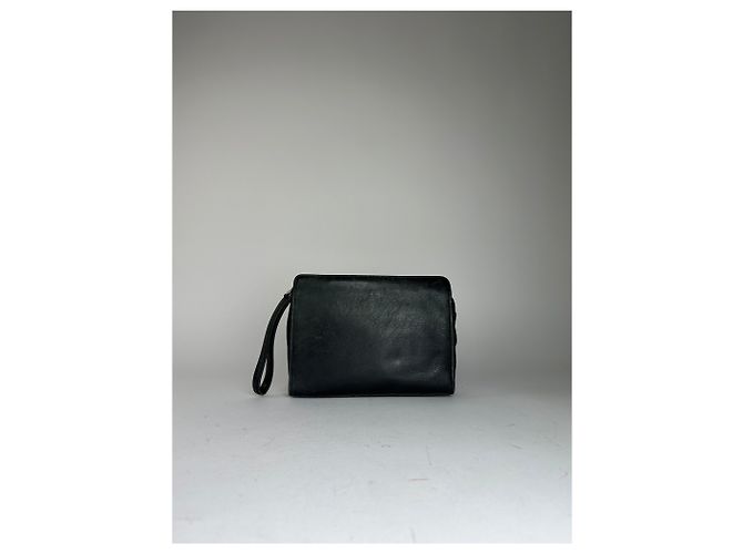 Everyday Pochette in pelle vintage Balenciaga BB Logo nera Nero - vista 11