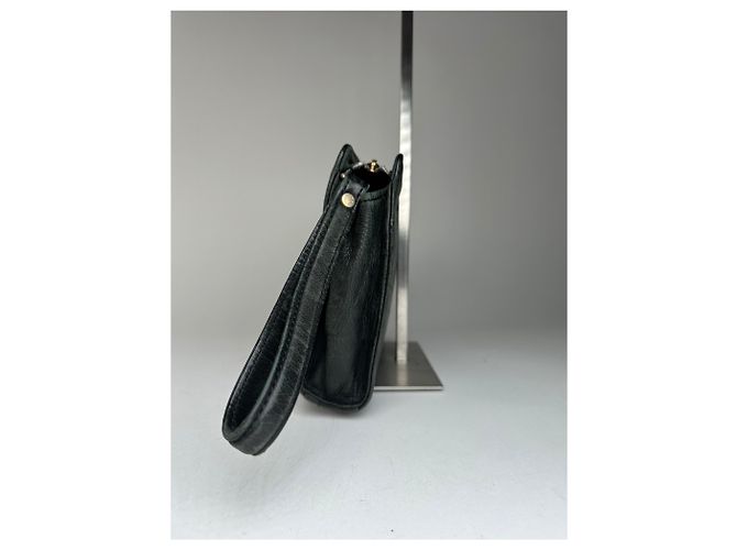Everyday Pochette in pelle vintage Balenciaga BB Logo nera Nero - vista 3