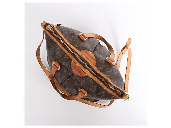 Borsa Louis Vuitton Palermo PM Monogram 2Way in marrone M40145 - vista 11