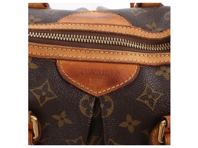 Borsa Louis Vuitton Palermo PM Monogram 2Way in marrone M40145 - vista 12