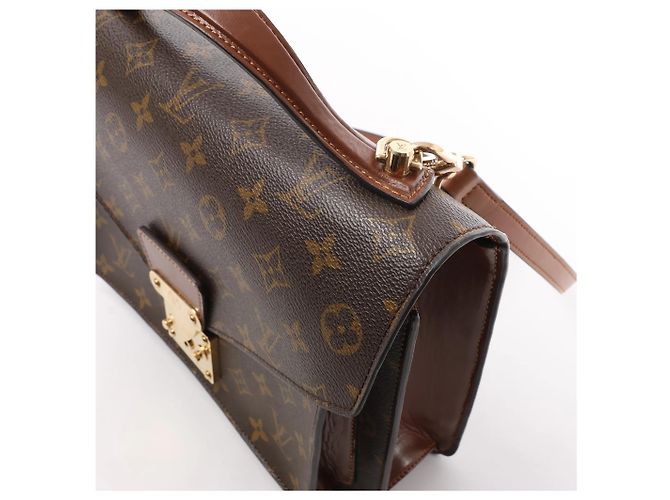 Borsa a mano 2 in 1 Monceau in tela Monogram Louis Vuitton in marrone M51185 - vista 4
