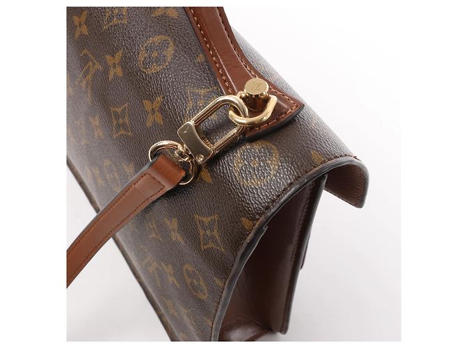 Borsa a mano 2 in 1 Monceau in tela Monogram Louis Vuitton in marrone M51185 - vista 5