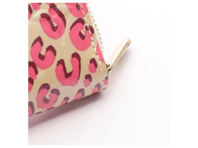 Monedero Zippy Louis Vuitton Rosa Beige Verde Coral - vista 6