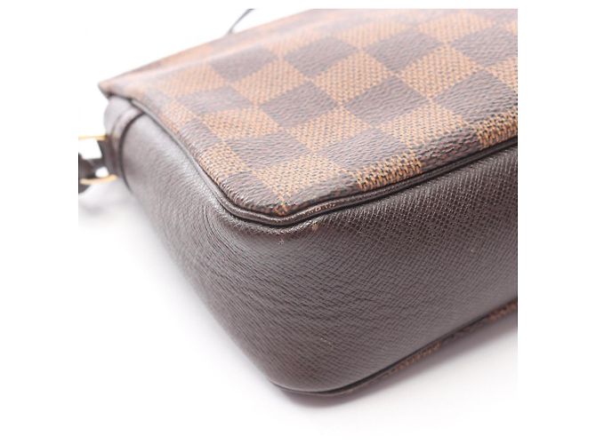 Borsa per il trucco Trouse di Louis Vuitton Marrone Damier ebene - vista 8