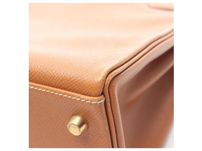 Borsa Hermès Kelly 32 oro Marrone - vista 11