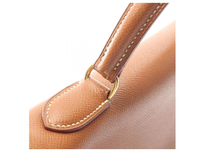 Borsa Hermès Kelly 32 oro Marrone - vista 14
