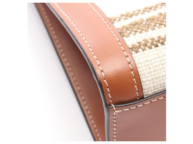 Cabas Céline Borsa Tote Verticale Piccola Celine 2 Vie Marrone Beige - vista 7