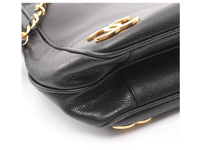 Chanel Triple Coco Mark Tote Tasche Schwarz - Ansicht 10
