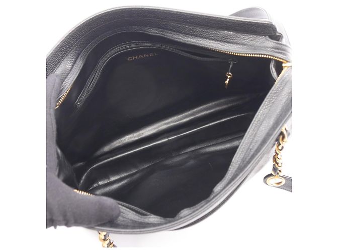 Chanel Triple Coco Mark Tote Tasche Schwarz - Ansicht 3