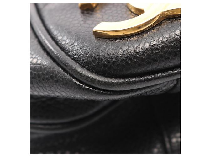 Chanel Triple Coco Mark Tote Tasche Schwarz - Ansicht 7