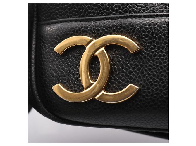Chanel Triple Coco Mark Tote Tasche Schwarz - Ansicht 8
