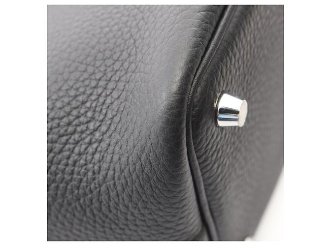 Borsa Hermès Picotin Lock PM in nero - vista 6