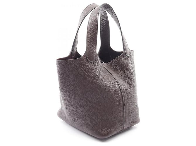 Hermès Picotin Lock PM Handtasche Braun - Ansicht 2