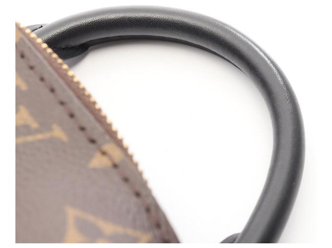 Borsa Petite Malle Souple Louis Vuitton Marrone Nero Monogramma - vista 7