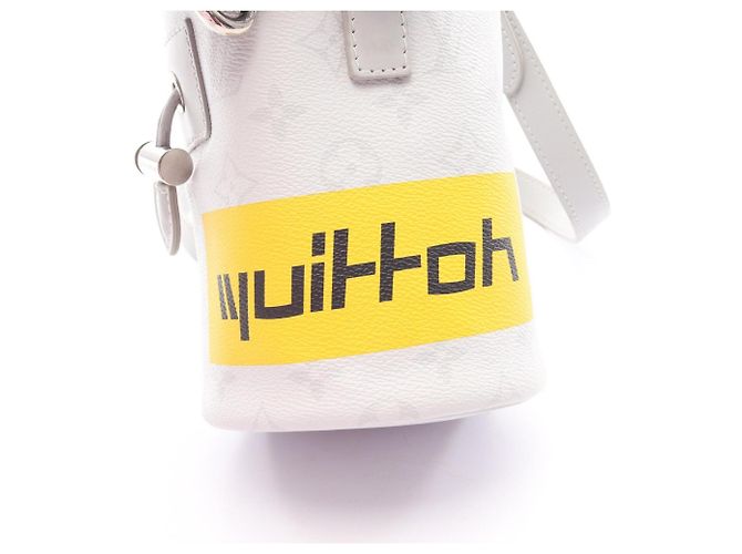 Borsa Nano Chalk Louis Vuitton Marrone Bianco - vista 6