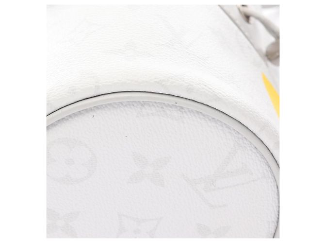 Borsa Nano Chalk Louis Vuitton Marrone Bianco - vista 7