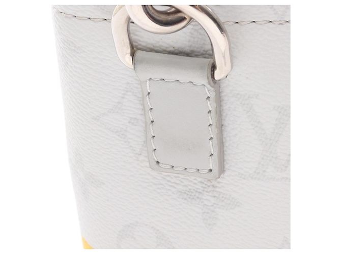 Borsa Nano Chalk Louis Vuitton Marrone Bianco - vista 9